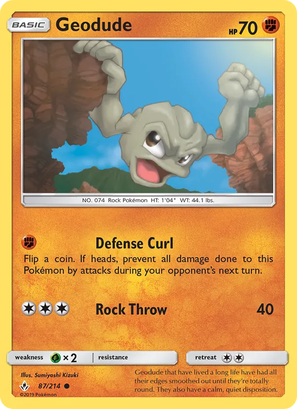 Geodude (Unbroken Bonds #87/214)