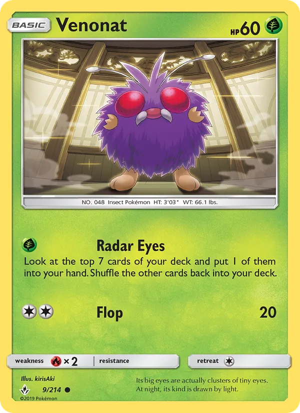 Venonat (Unbroken Bonds #9/214)