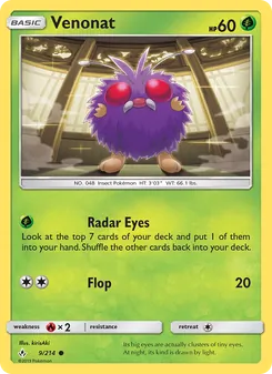 Venonat (Unbroken Bonds #9/214)