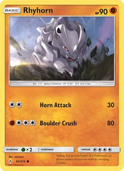 Rhyhorn (Unbroken Bonds #93/214)
