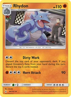 Rhydon (Unbroken Bonds #94/214)