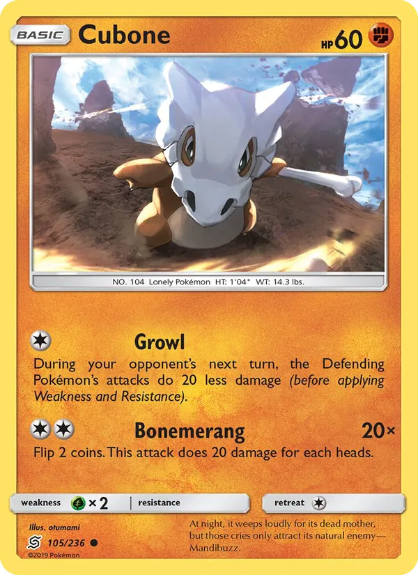 Cubone (Unified Minds #105/236)