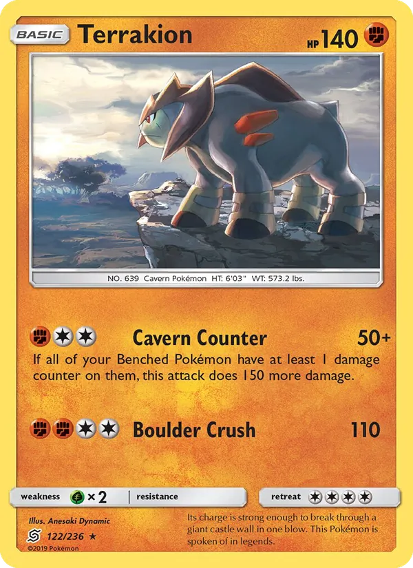 Terrakion (Unified Minds #122/236)