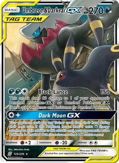 Umbreon & Darkrai GX (Unified Minds #125/236)