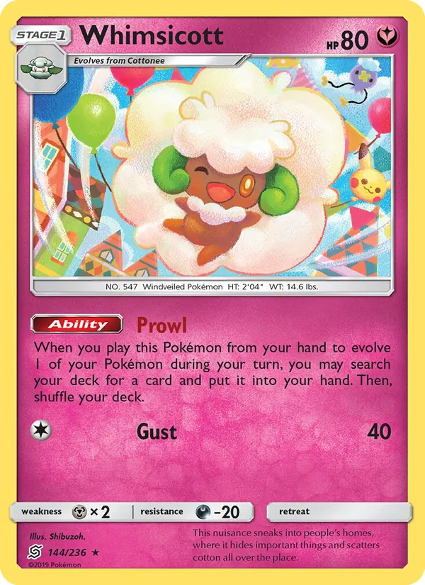Whimsicott (Unified Minds #144/236)