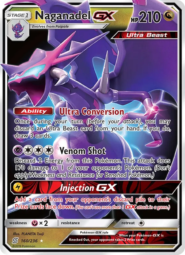 Naganadel GX (Unified Minds #160/236)
