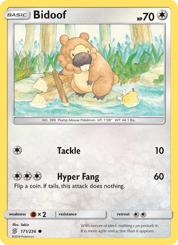 Bidoof (Unified Minds #171/236)