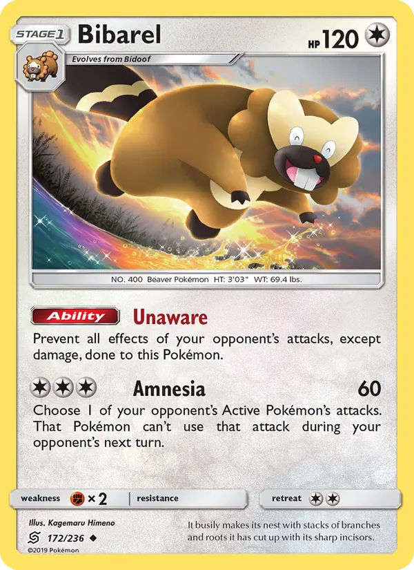 Bibarel (Unified Minds #172/236)