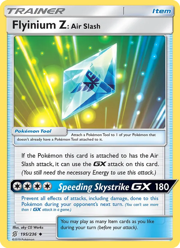 Flyinium Z: Air Slash (Unified Minds #195/236)