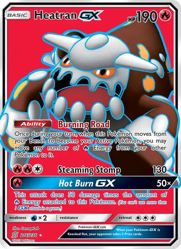 Heatran GX (Unified Minds #216/236)