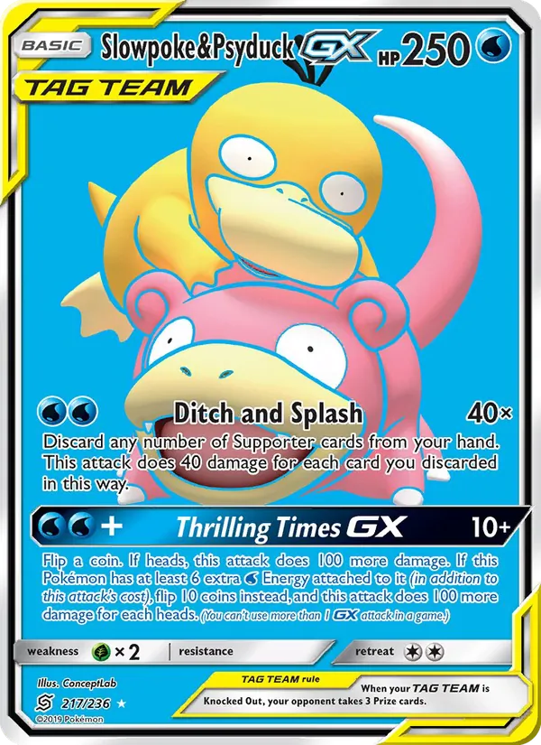 Slowpoke & Psyduck GX (Unified Minds #217/236)