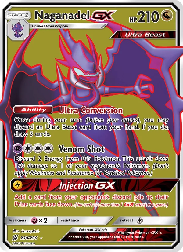 Naganadel GX (Unified Minds #230/236)