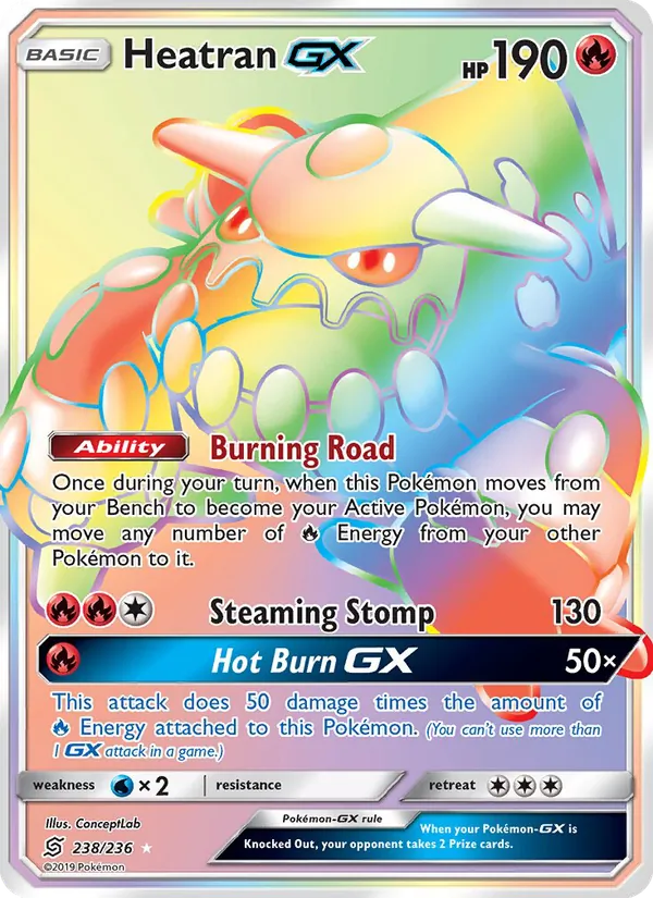 Heatran GX (Unified Minds #238/236)