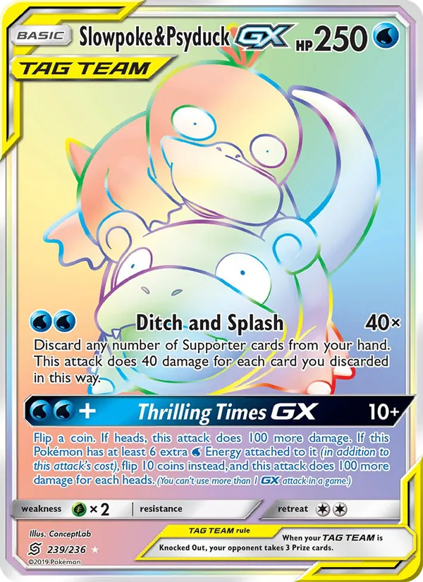 Slowpoke & Psyduck GX (Unified Minds #239/236)