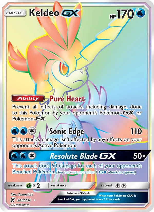 Keldeo GX (Unified Minds #240/236)