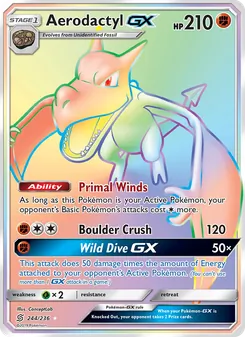 Aerodactyl GX (Unified Minds #244/236)