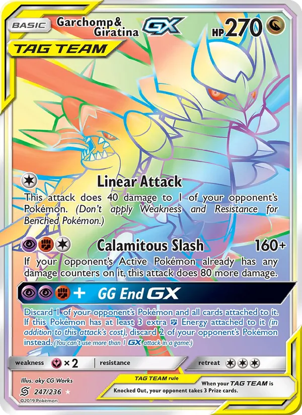 Garchomp & Giratina GX (Unified Minds #247/236)