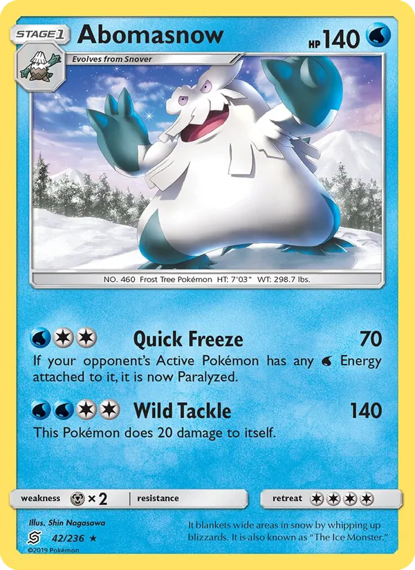 Abomasnow (Unified Minds #42/236)