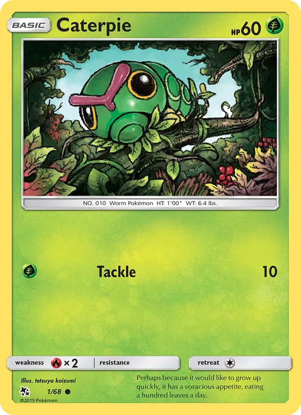 Caterpie (Hidden Fates #1/68)