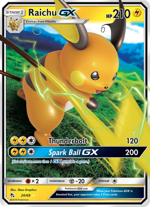 Raichu GX (Destino Sfuggente #20/68)