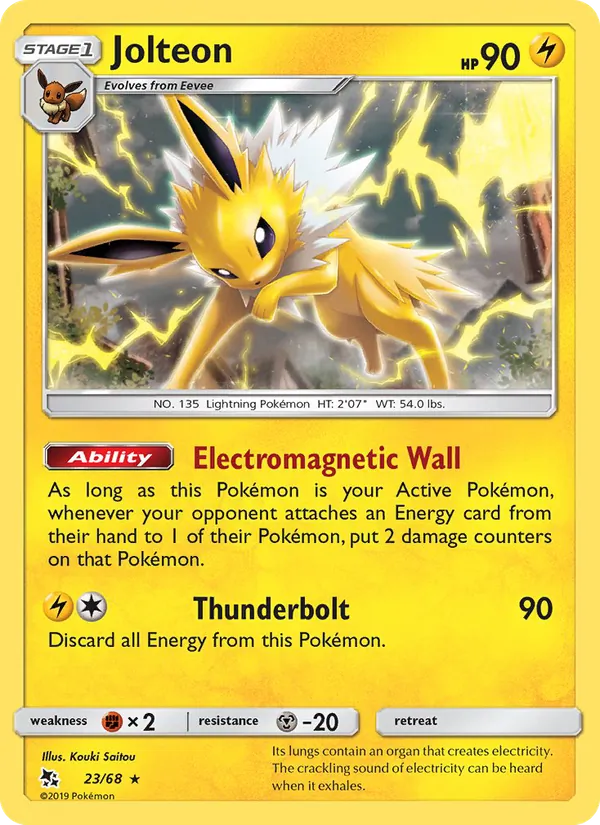 Jolteon (Hidden Fates #23/68)