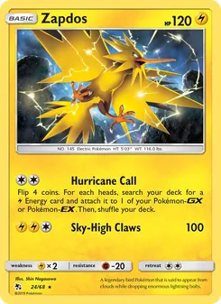 Zapdos (Destino Sfuggente #24/68)