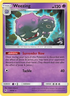 Weezing (Destino Sfuggente #29/68)