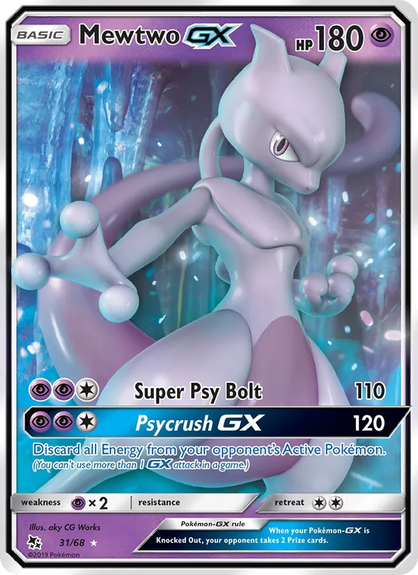 Mewtwo GX (Hidden Fates #31/68)