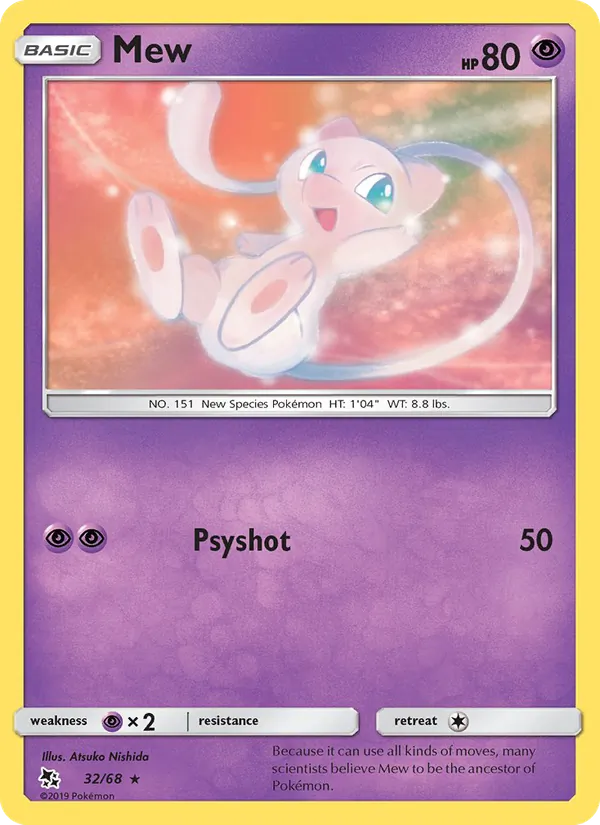 Mew (Hidden Fates #32/68)