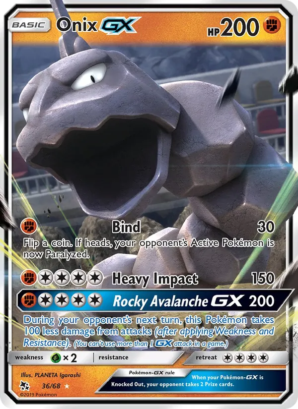 Onix GX (Hidden Fates #36/68)