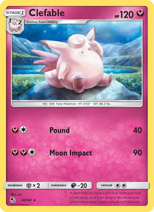 Clefable (Destino Sfuggente #40/68)