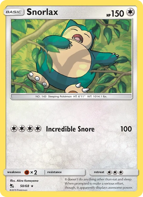 Snorlax (Hidden Fates #50/68)