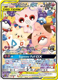 Togepi & Cleffa & Igglybuff GX (Cosmic Eclipse #143/236)