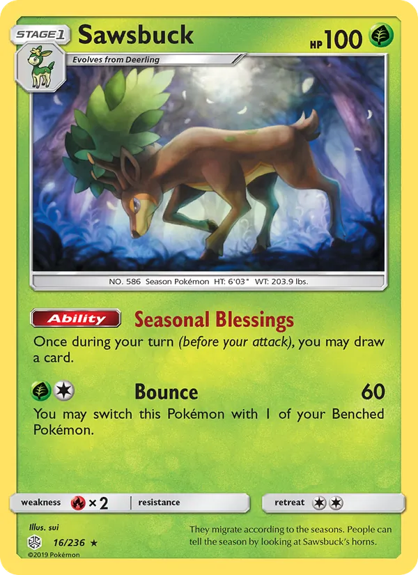 Sawsbuck (Cosmic Eclipse #16/236)
