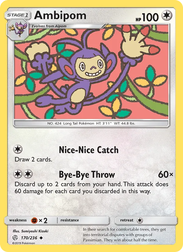 Ambipom (Cosmic Eclipse #170/236)