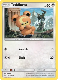 Teddiursa (Cosmic Eclipse #171/236)