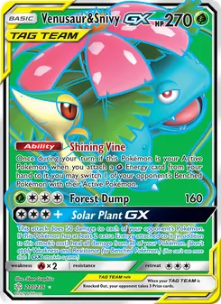 Venusaur & Snivy GX (Cosmic Eclipse #210/236)