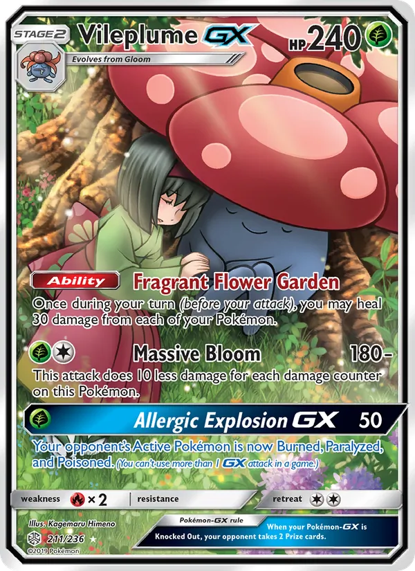 Vileplume GX (Cosmic Eclipse #211/236)