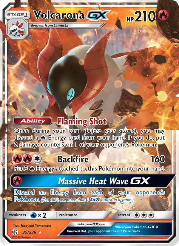 Volcarona GX (Cosmic Eclipse #35/236)