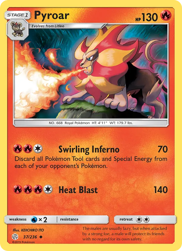 Pyroar (Cosmic Eclipse #37/236)