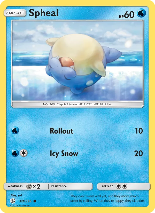 Spheal (Cosmic Eclipse #49/236)
