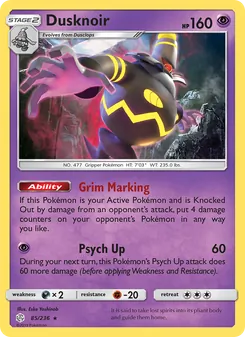 Dusknoir (Cosmic Eclipse #85/236)