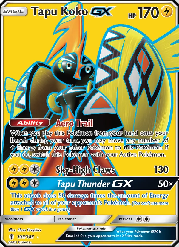 Tapu Koko GX (Guardians Rising #135/145)