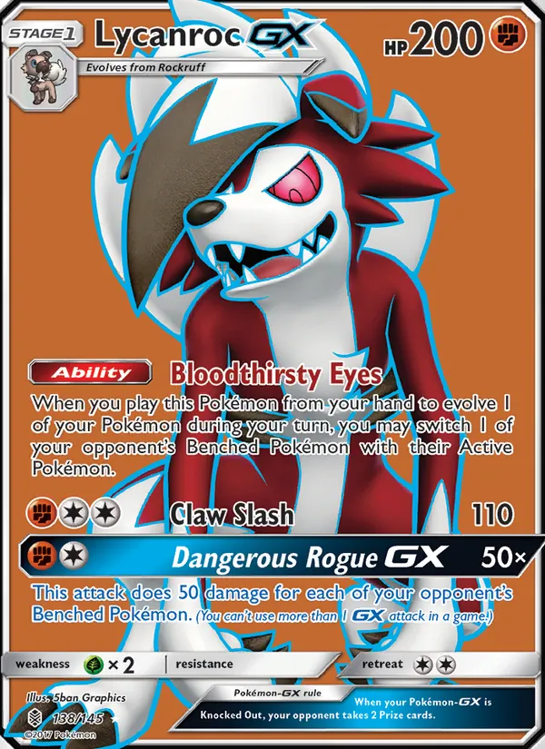 Lycanroc GX (Guardians Rising #138/145)
