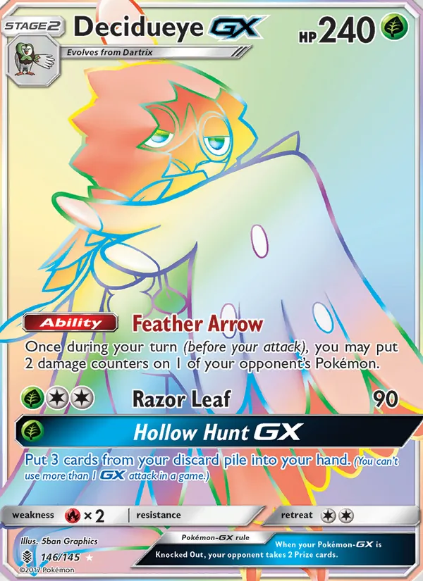 Decidueye GX (Guardians Rising #146/145)