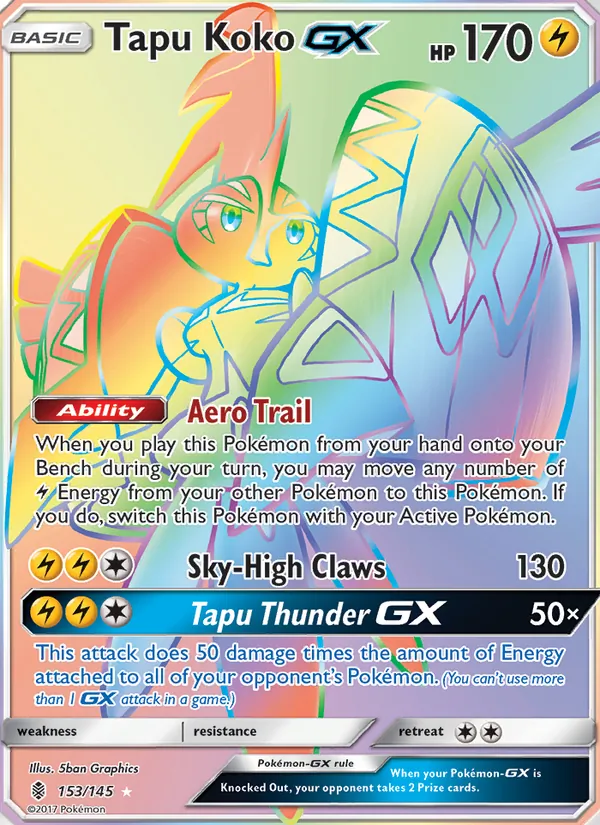 Tapu Koko GX (Guardians Rising #153/145)
