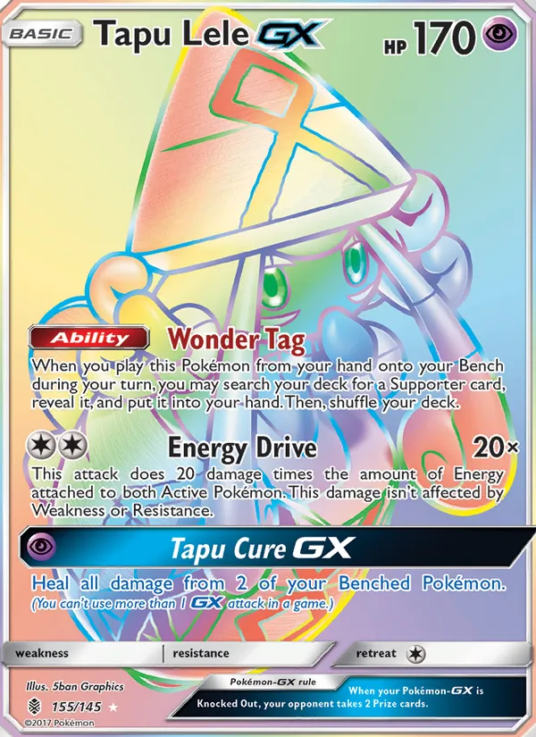 Tapu Lele GX (Guardians Rising #155/145)