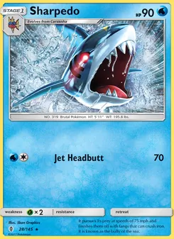 Sharpedo (Guardians Rising #28/145)