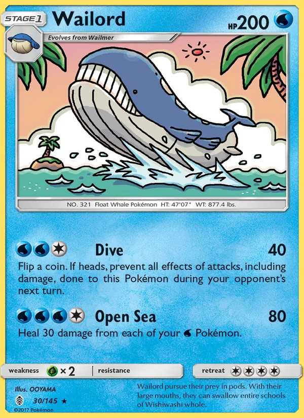 Wailord (Guardians Rising #30/145)