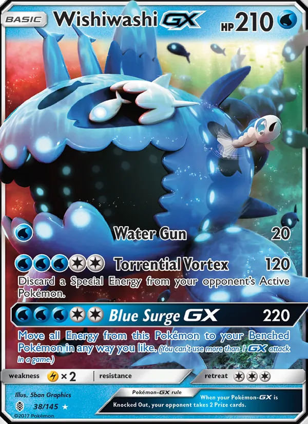 Wishiwashi GX (Guardians Rising #38/145)